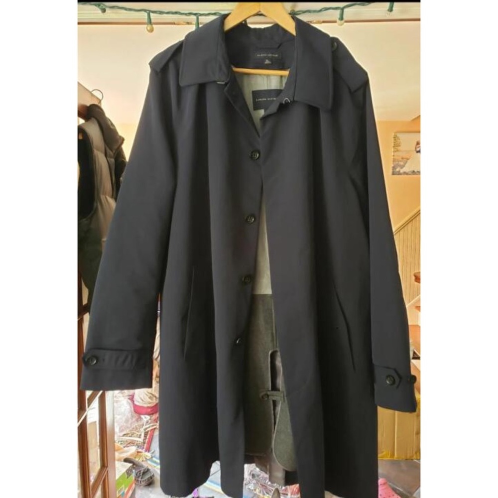 Navy men’s rain coat NWOT